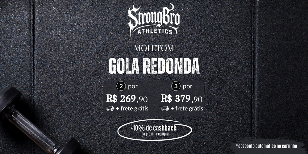 Moletom Gola Redonda