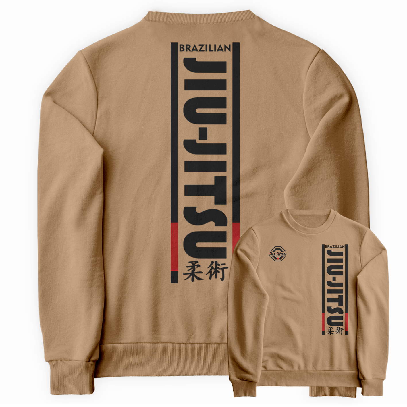 Blusa de Moletom Gola Redonda Brazilian Jiu Jitsu Artes Marciais