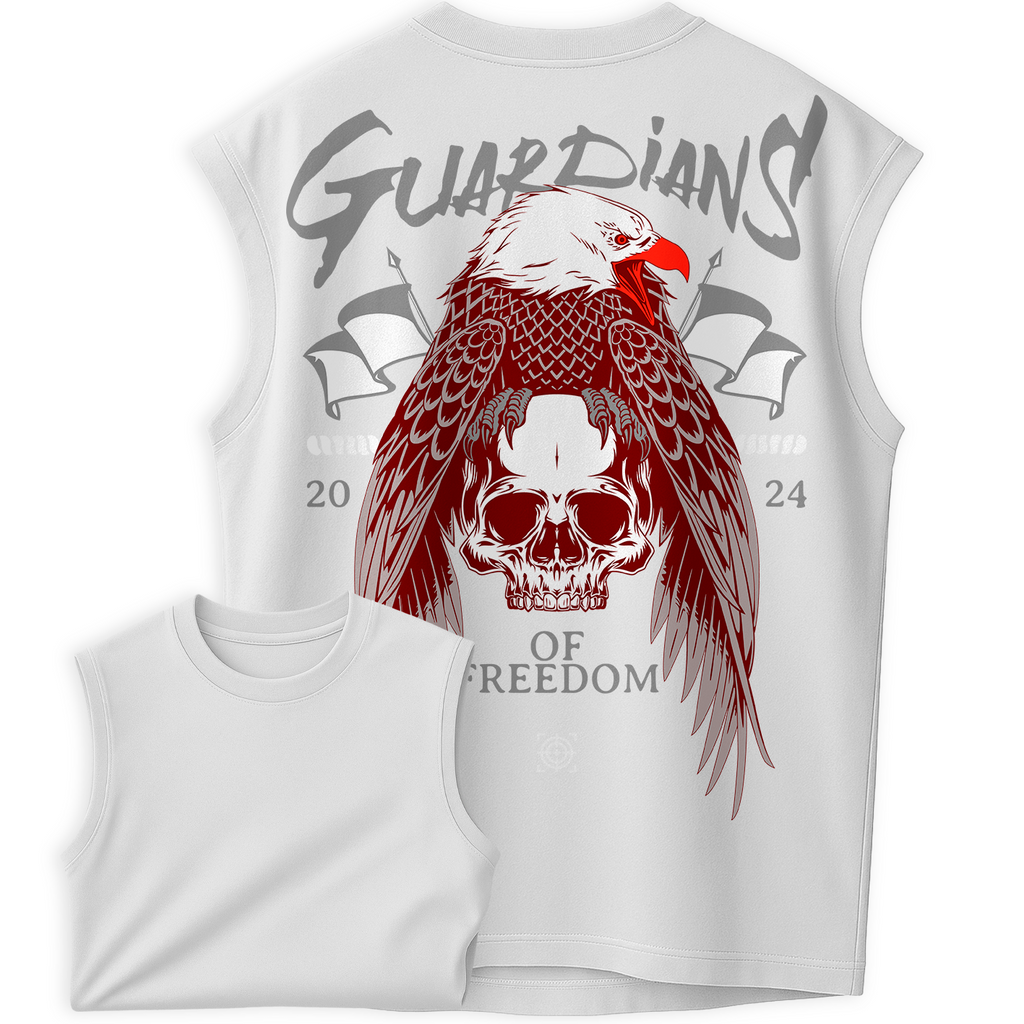 Regata Oversized Guardians Of Freedom Aguía Caveira Treino Street Urban