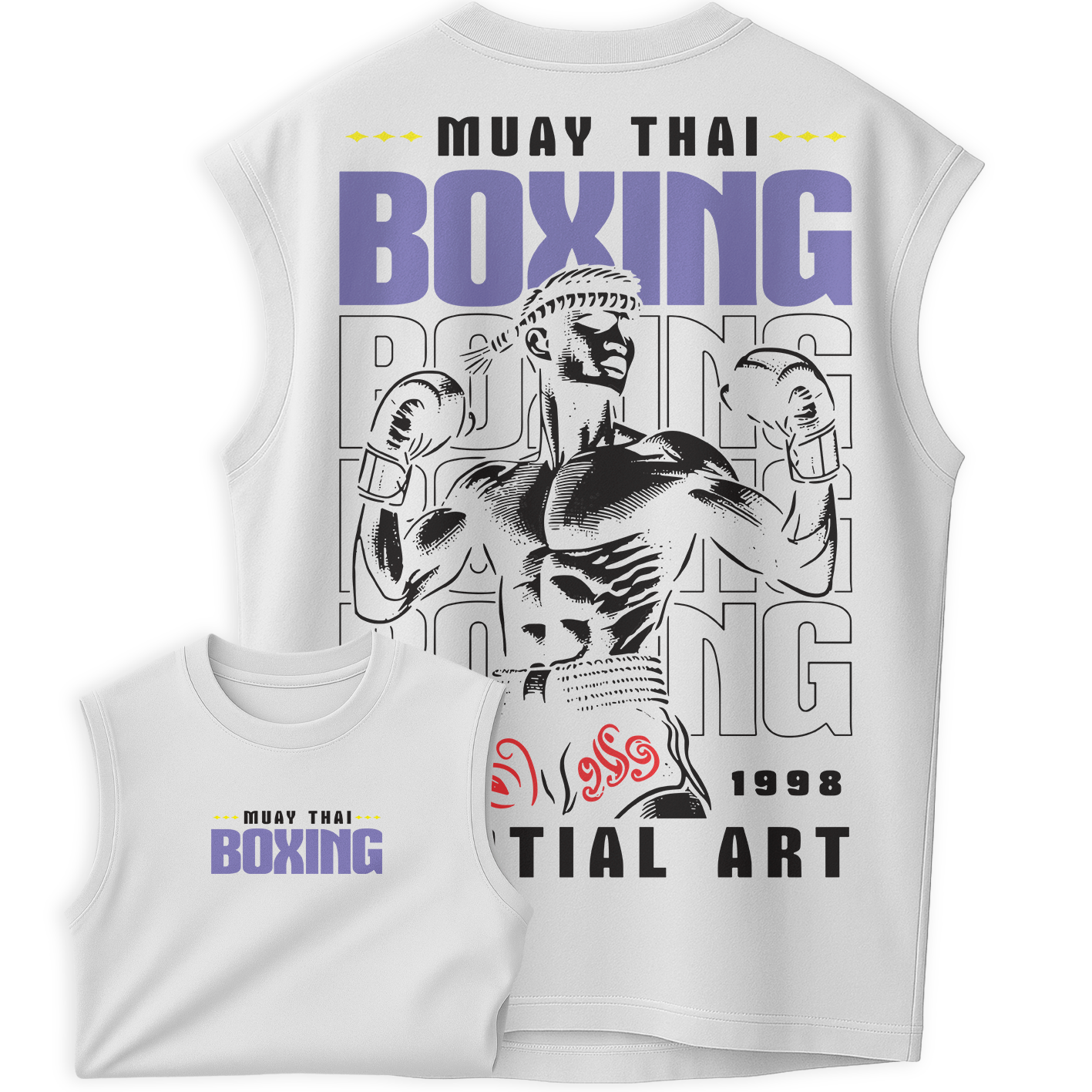 Regata Oversized Boxing Muay Thai Art Martial Style Urban