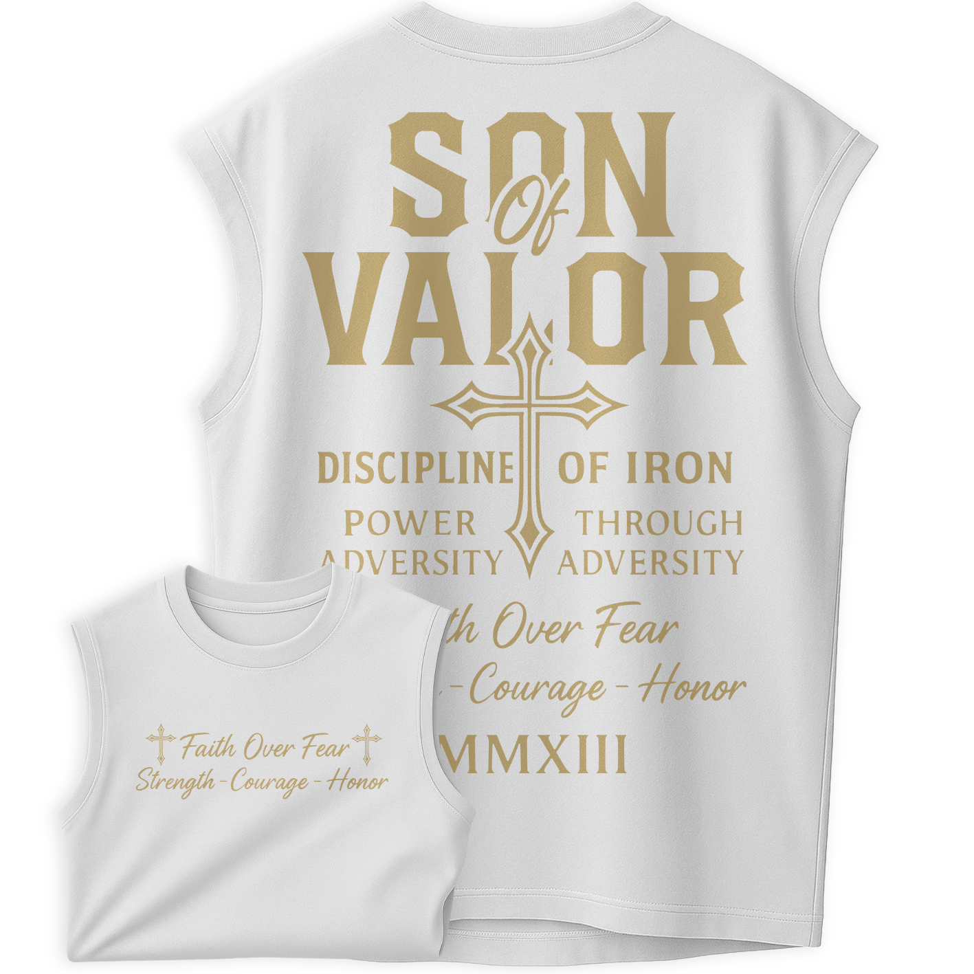 Regata Oversized Son Of Discipline and Valor Train Hard Street Academia