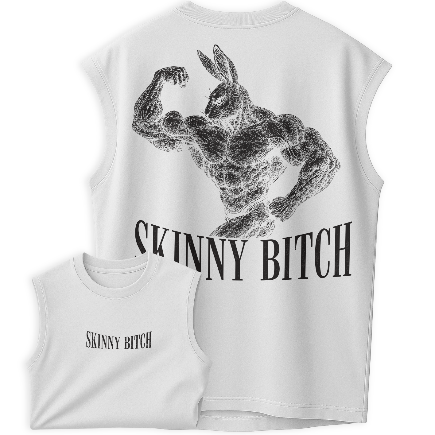 Regata Oversized Coelho Skinny Bitch Strong