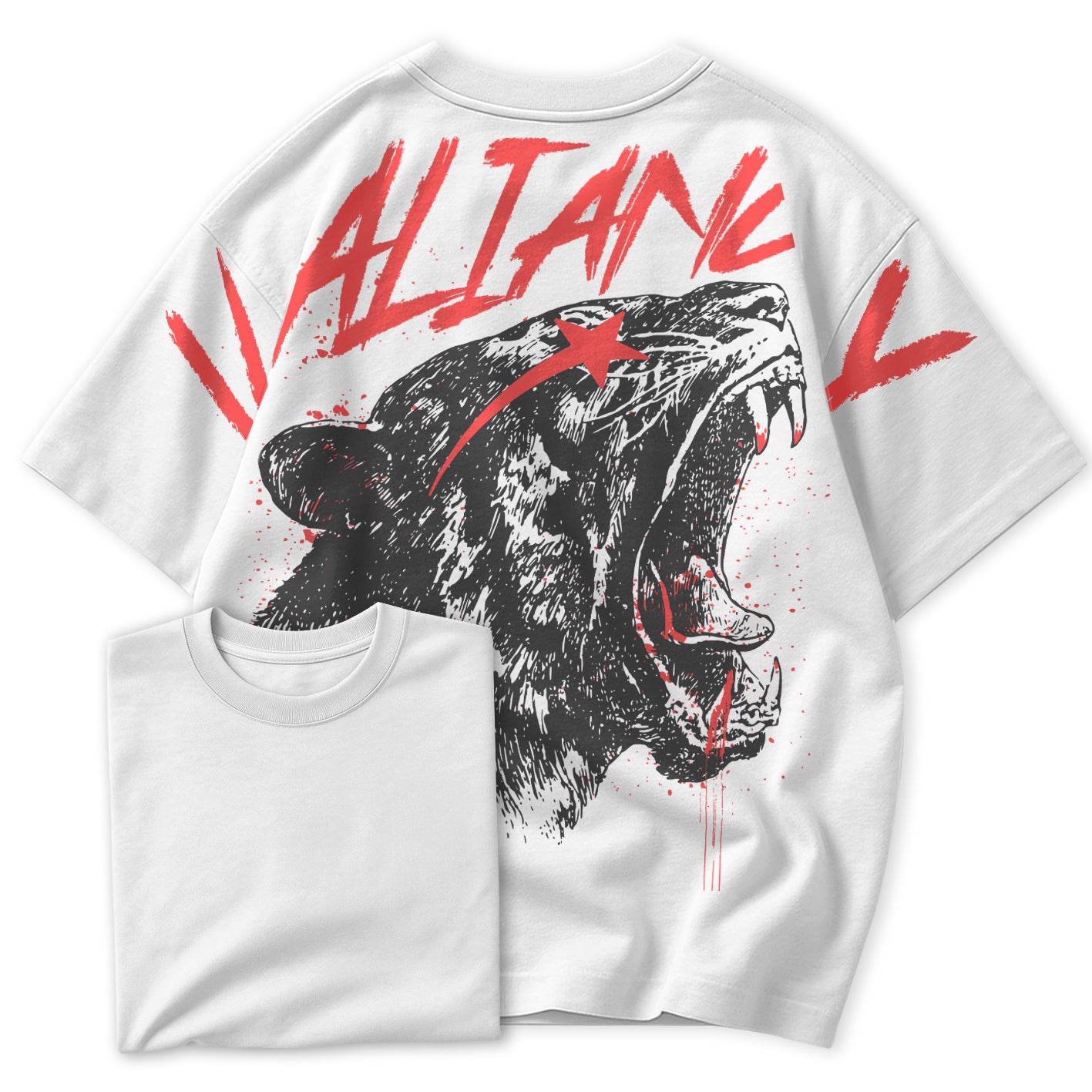Camiseta Oversized Pantera Valiant Streetwear Estilo StrongBro