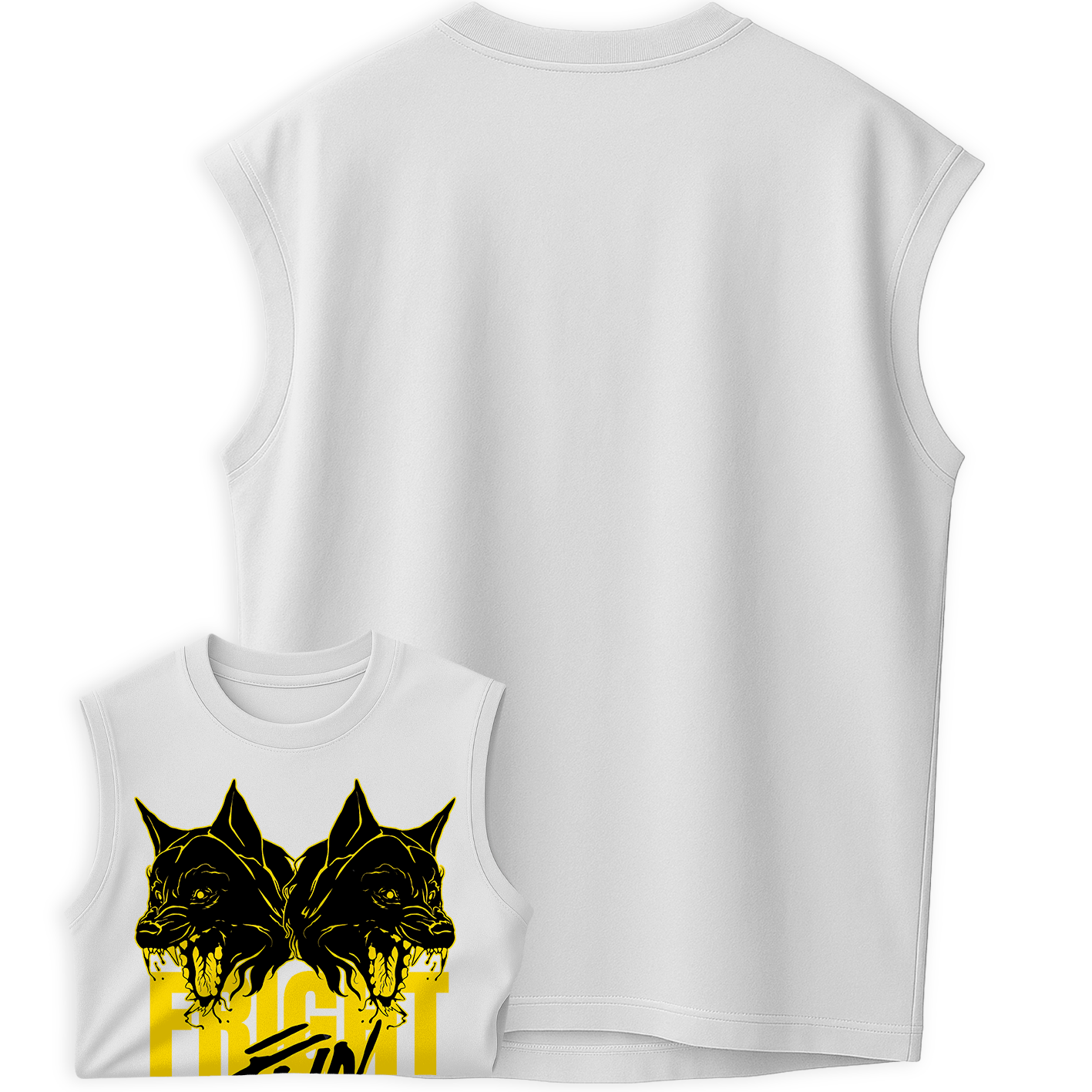 Regata Oversized Fright Night Lobos Wolf Treino Style Academia