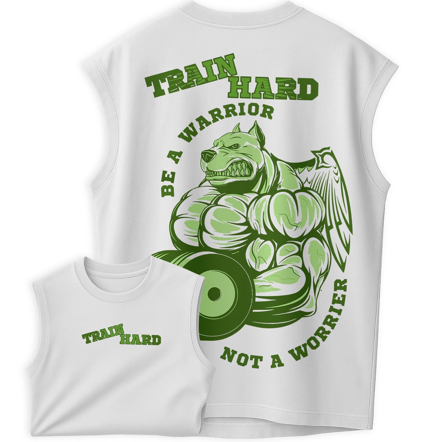 Regata Oversized Angry Pitbull Train Strong