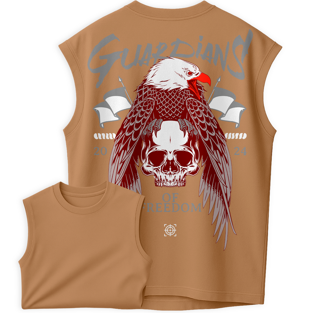 Regata Oversized Guardians Of Freedom Aguía Caveira Treino Street Urban