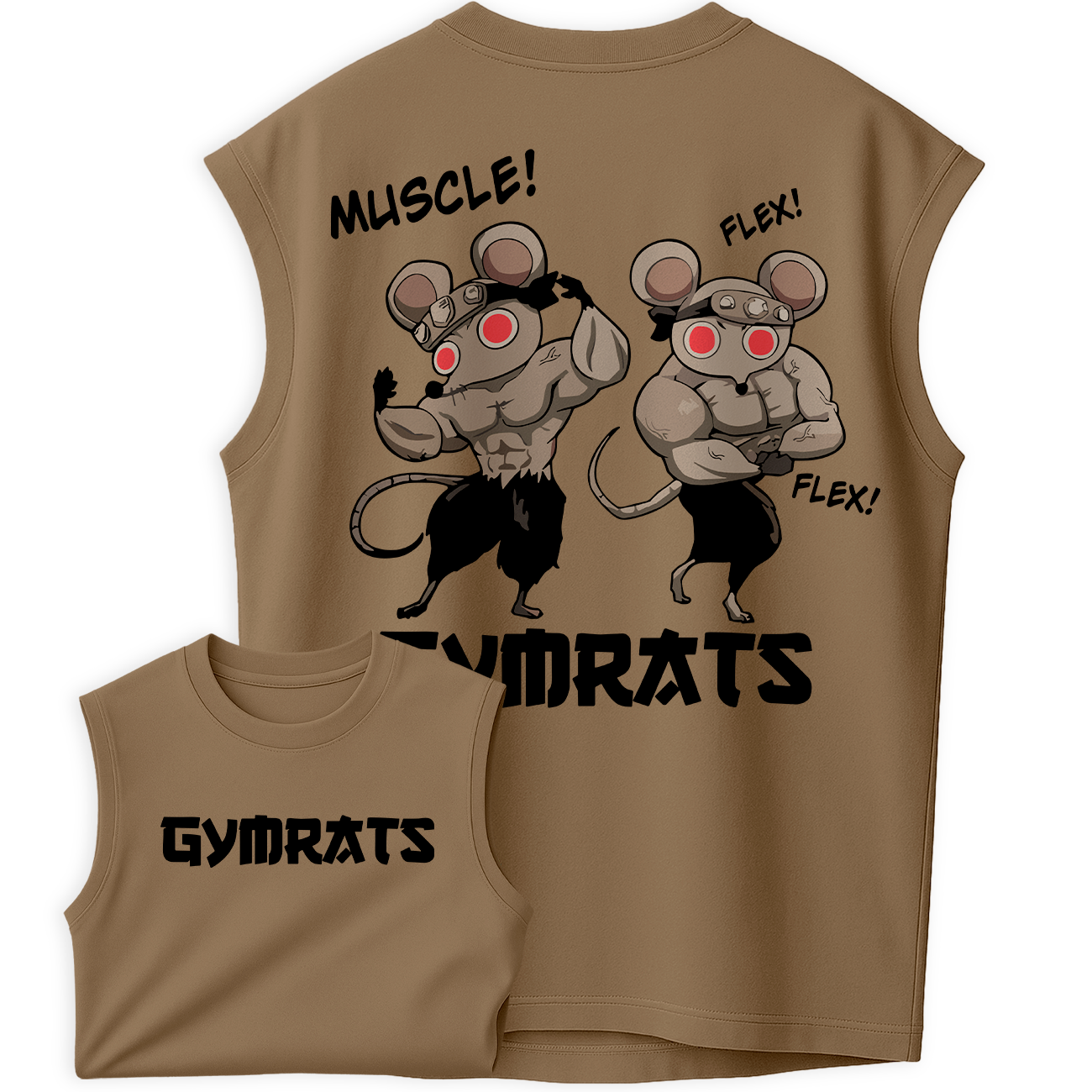 Regata Oversized Muscle Flex GymRats Treino Brothers