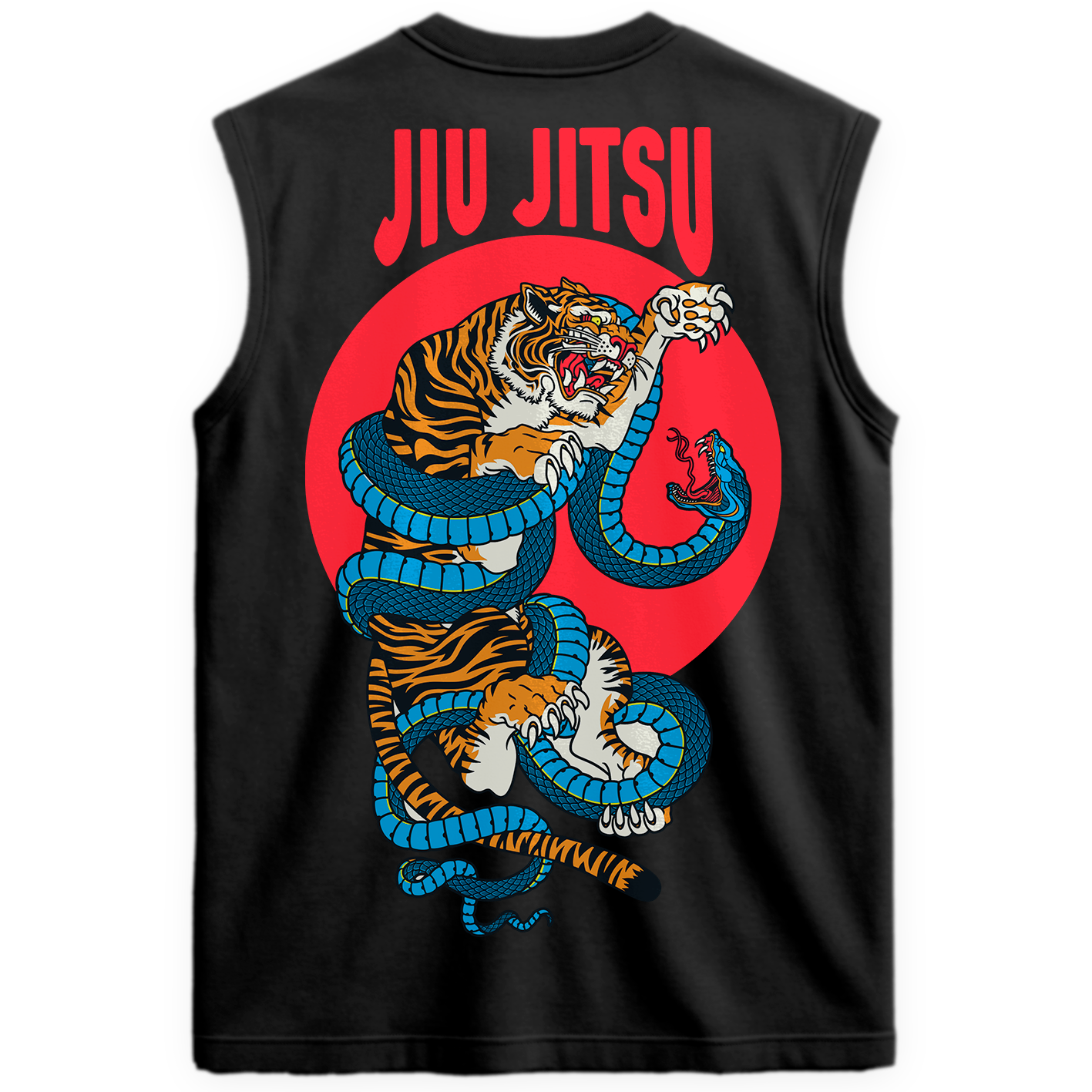 Regata Oversized Jiu Jitsu Tigre Cobra Artes Marciais Luta