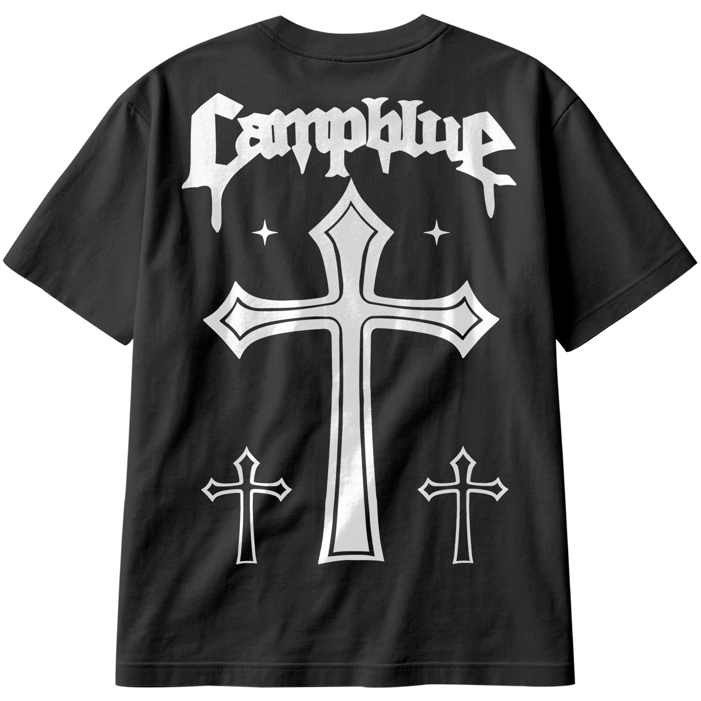 Camiseta Oversized Cruz Treino Casual StreetWear Urban Academia