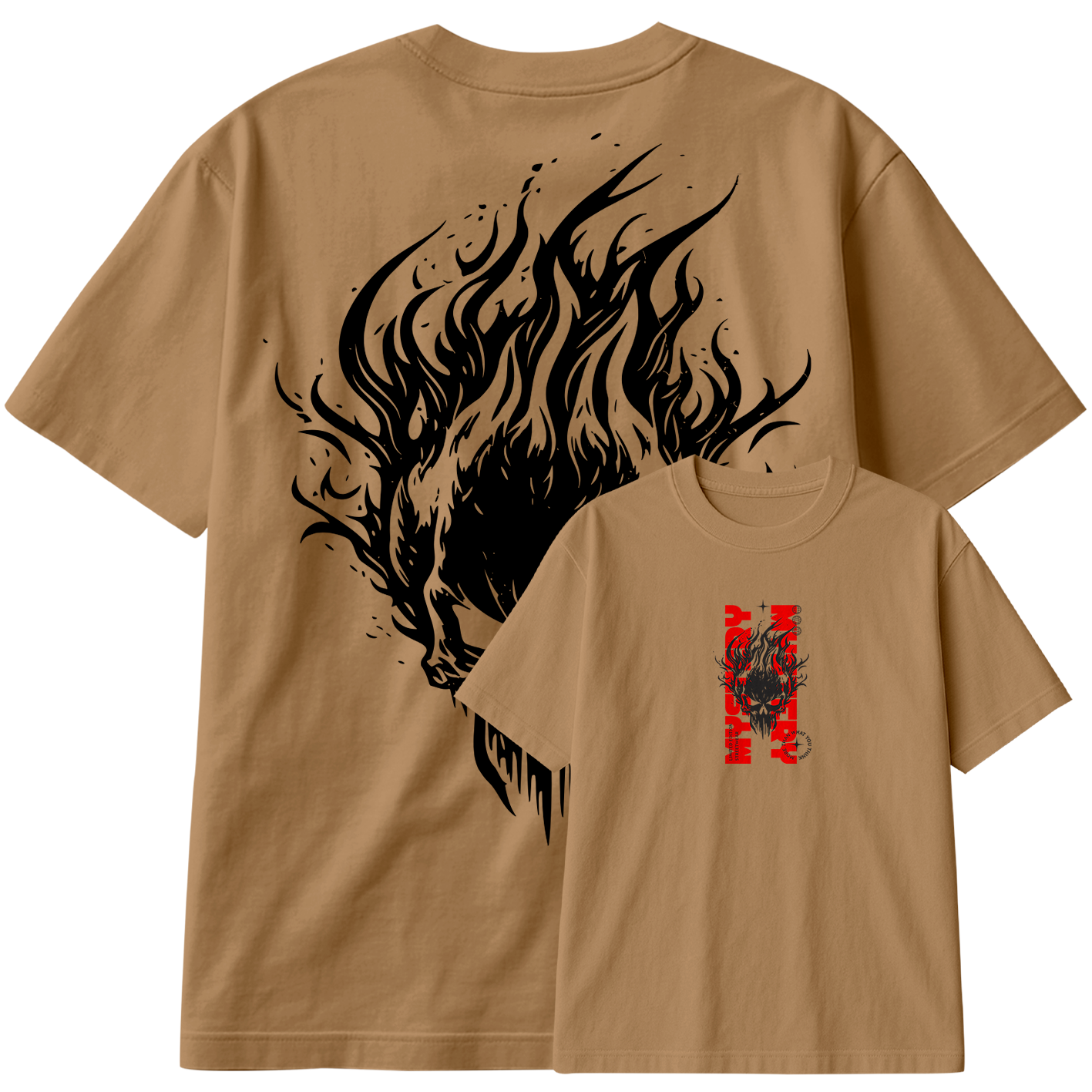 Camiseta Oversized Mystery Skull Train Hard Academia Caveira