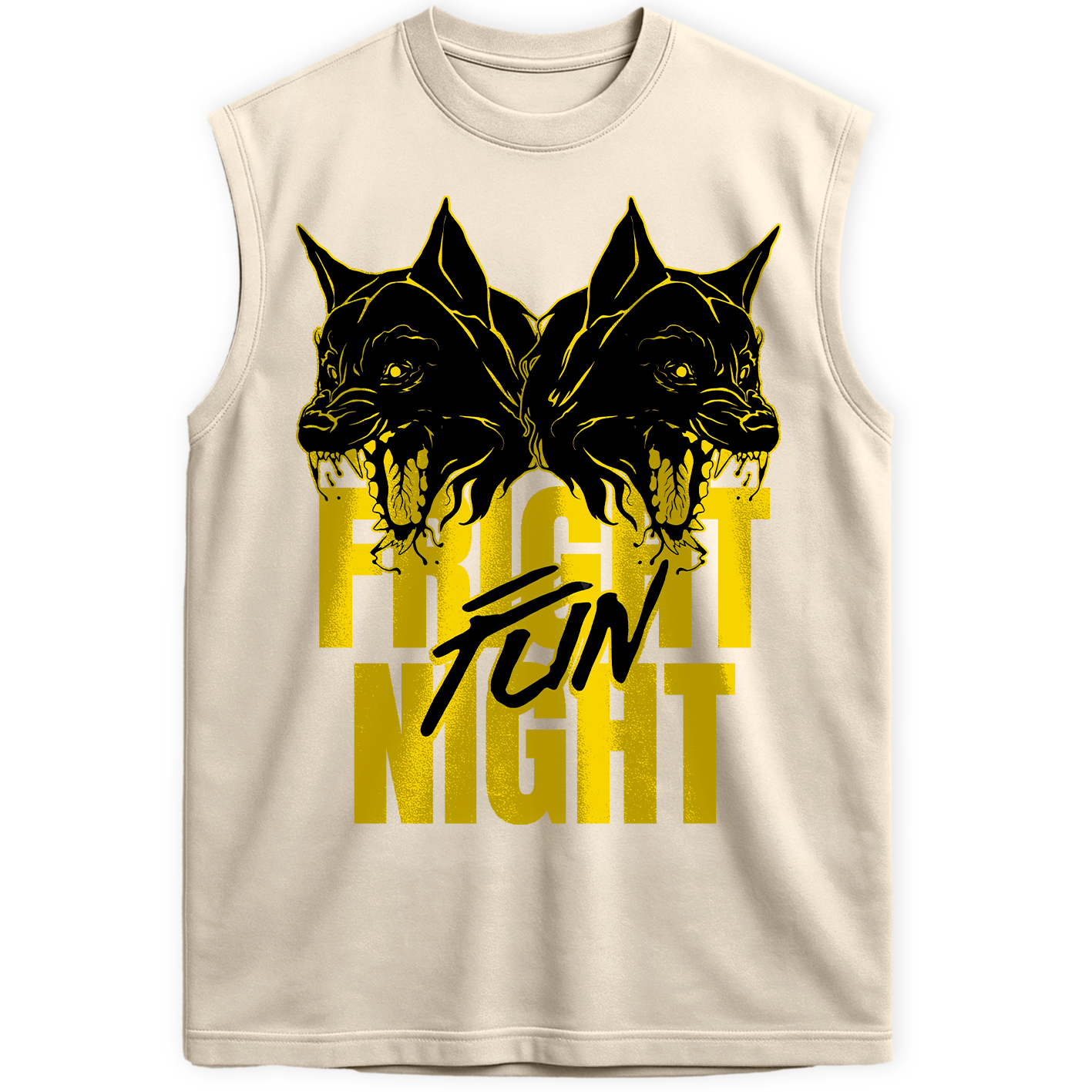 Regata Oversized Fright Night Lobos Wolf Treino Style Academia