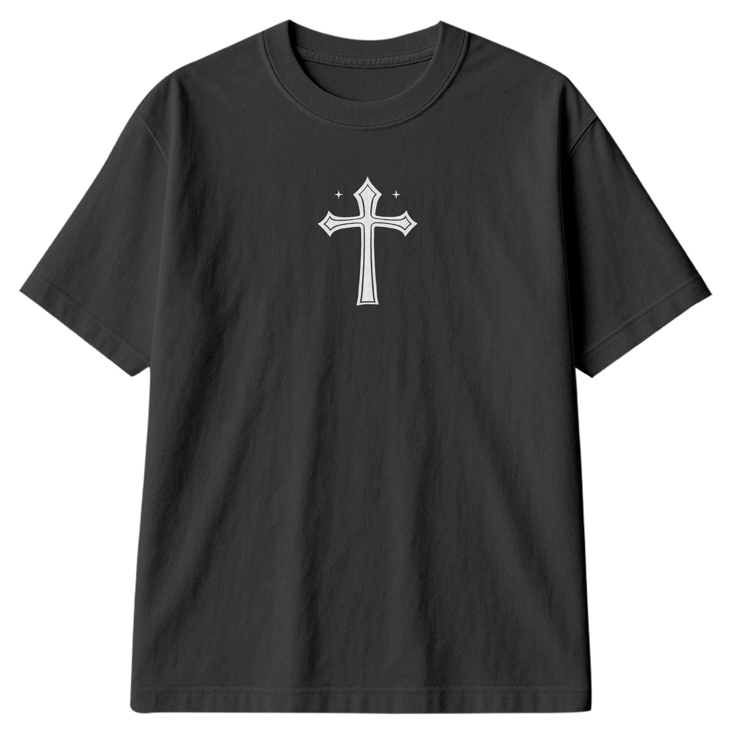 Camiseta Oversized Cruz Treino Casual StreetWear Urban Academia