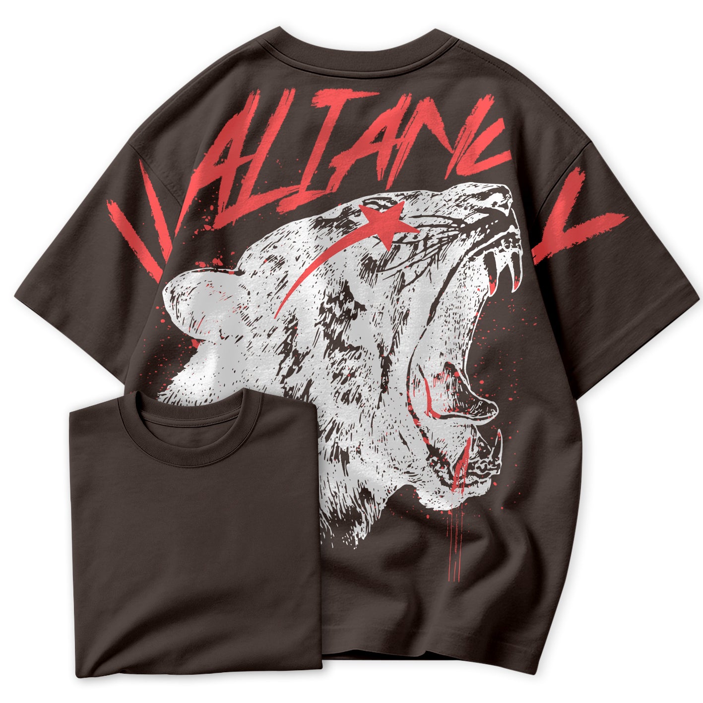 Camiseta Oversized Pantera Valiant Streetwear Estilo StrongBro