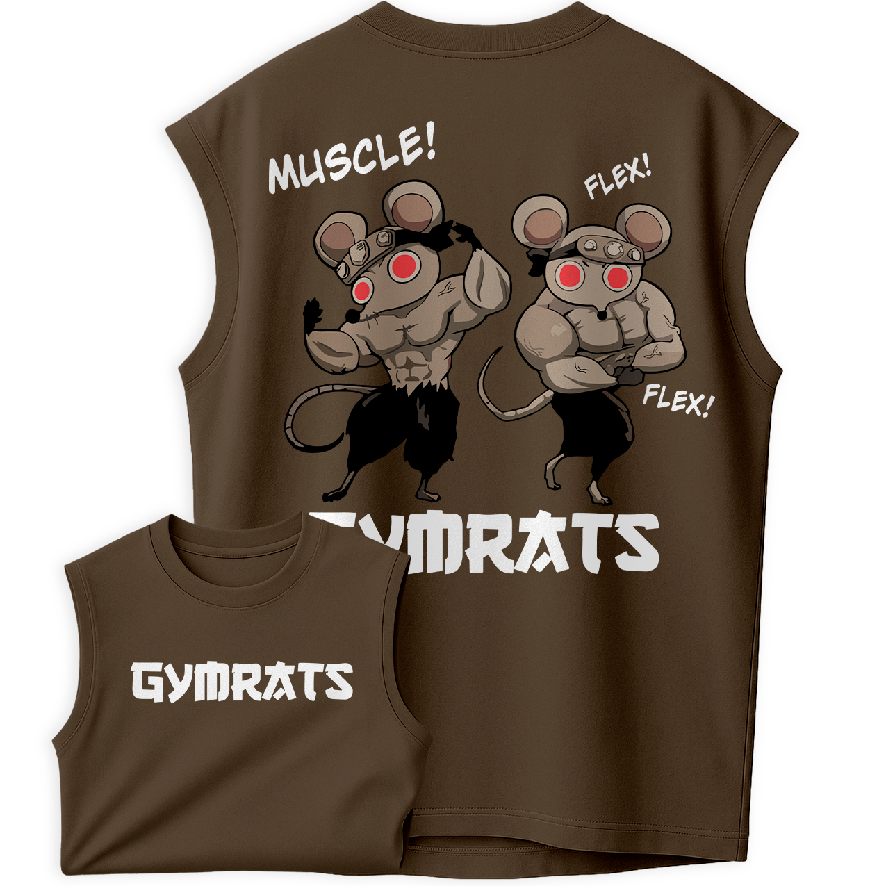 Regata Oversized Muscle Flex GymRats Treino Brothers