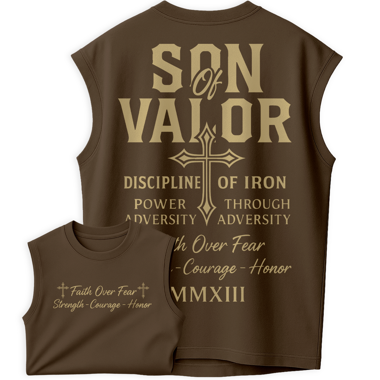 Regata Oversized Son Of Discipline and Valor Train Hard Street Academia