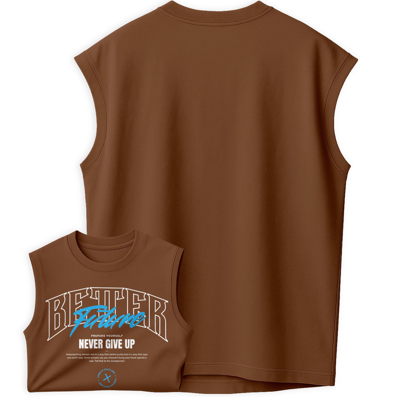 Regata Oversized Better Future Give Up Urban Culture Treino Academia