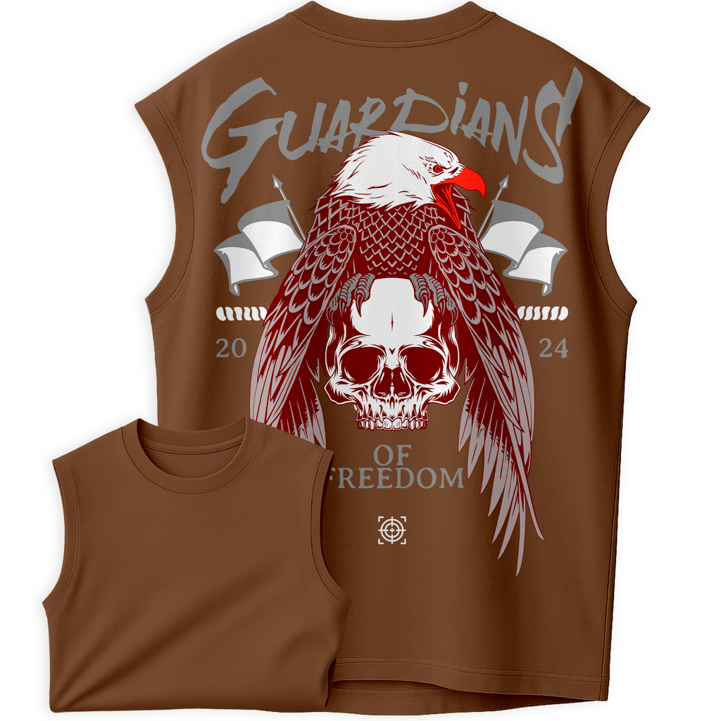 Regata Oversized Guardians Of Freedom Aguía Caveira Treino Street Urban