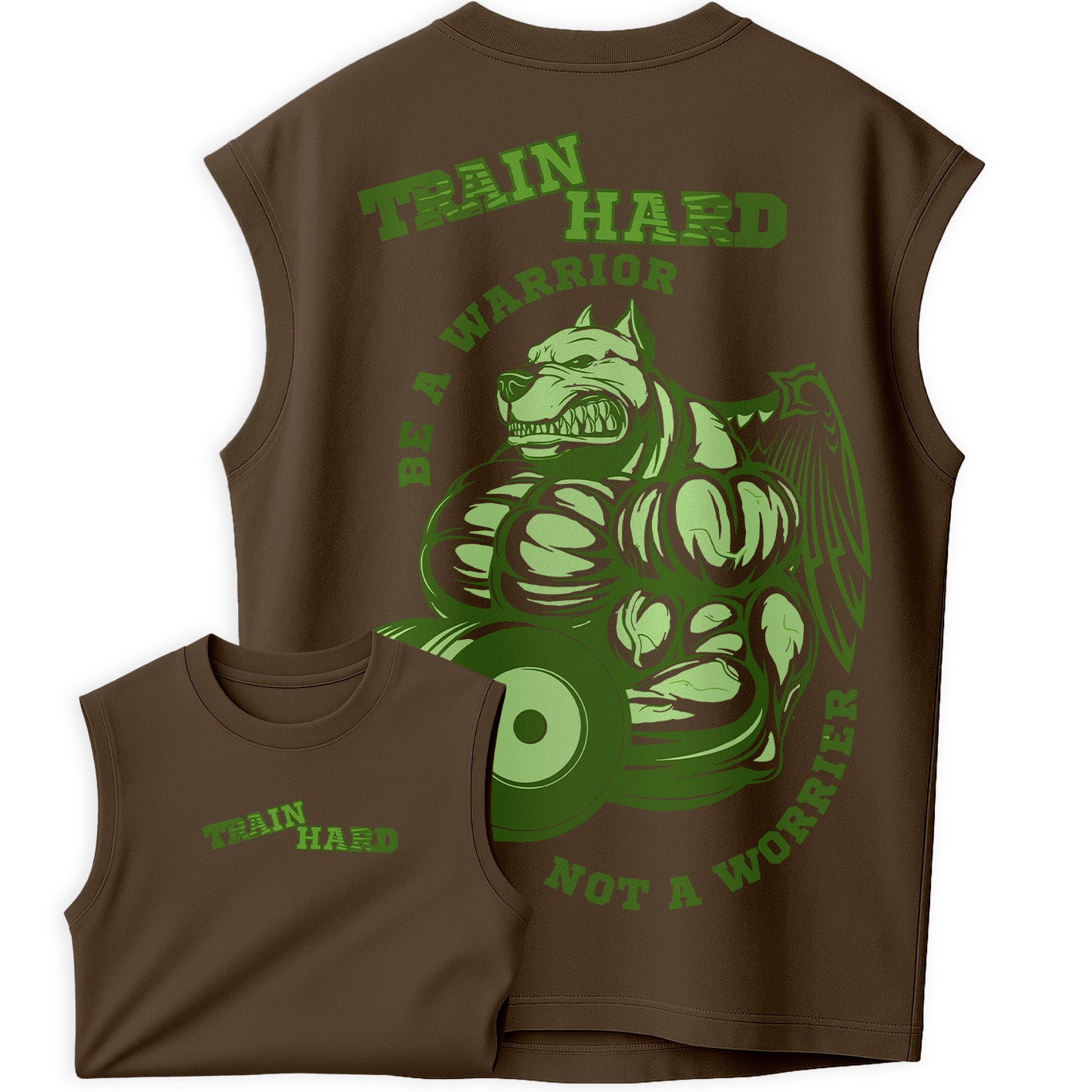 Regata Oversized Angry Pitbull Train Strong