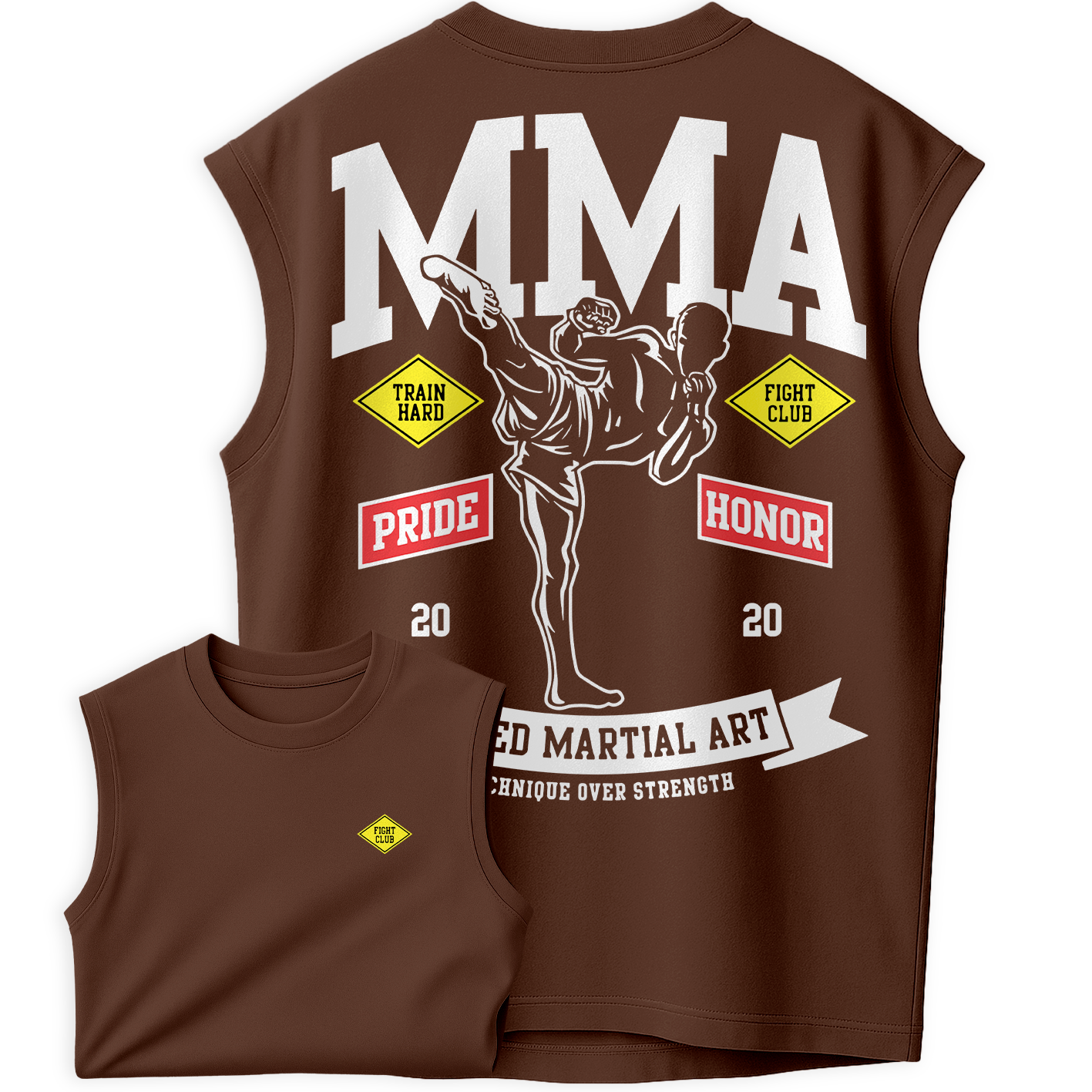 Regata Oversized Fight Clug Artes Marciais MMA Luta Pride