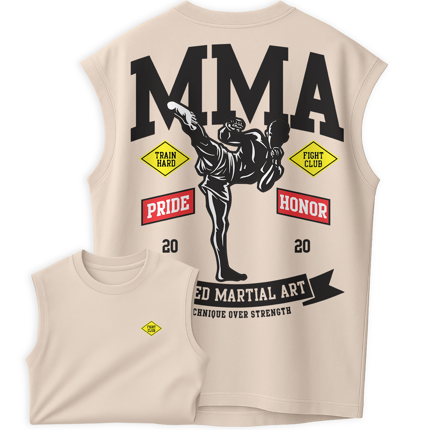 Regata Oversized Fight Club Artes Marcial MMA