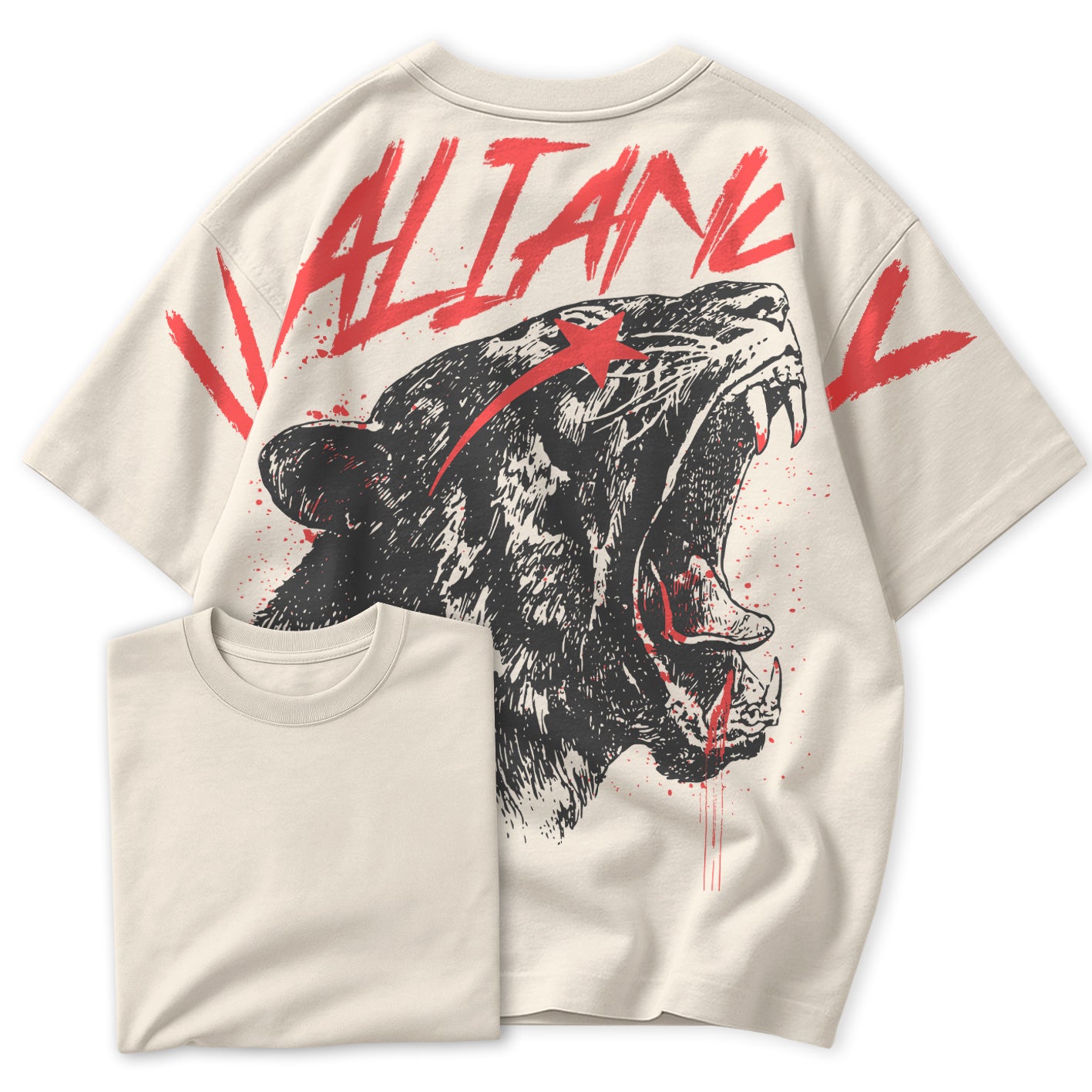 Camiseta Oversized Pantera Valiant Streetwear Estilo StrongBro