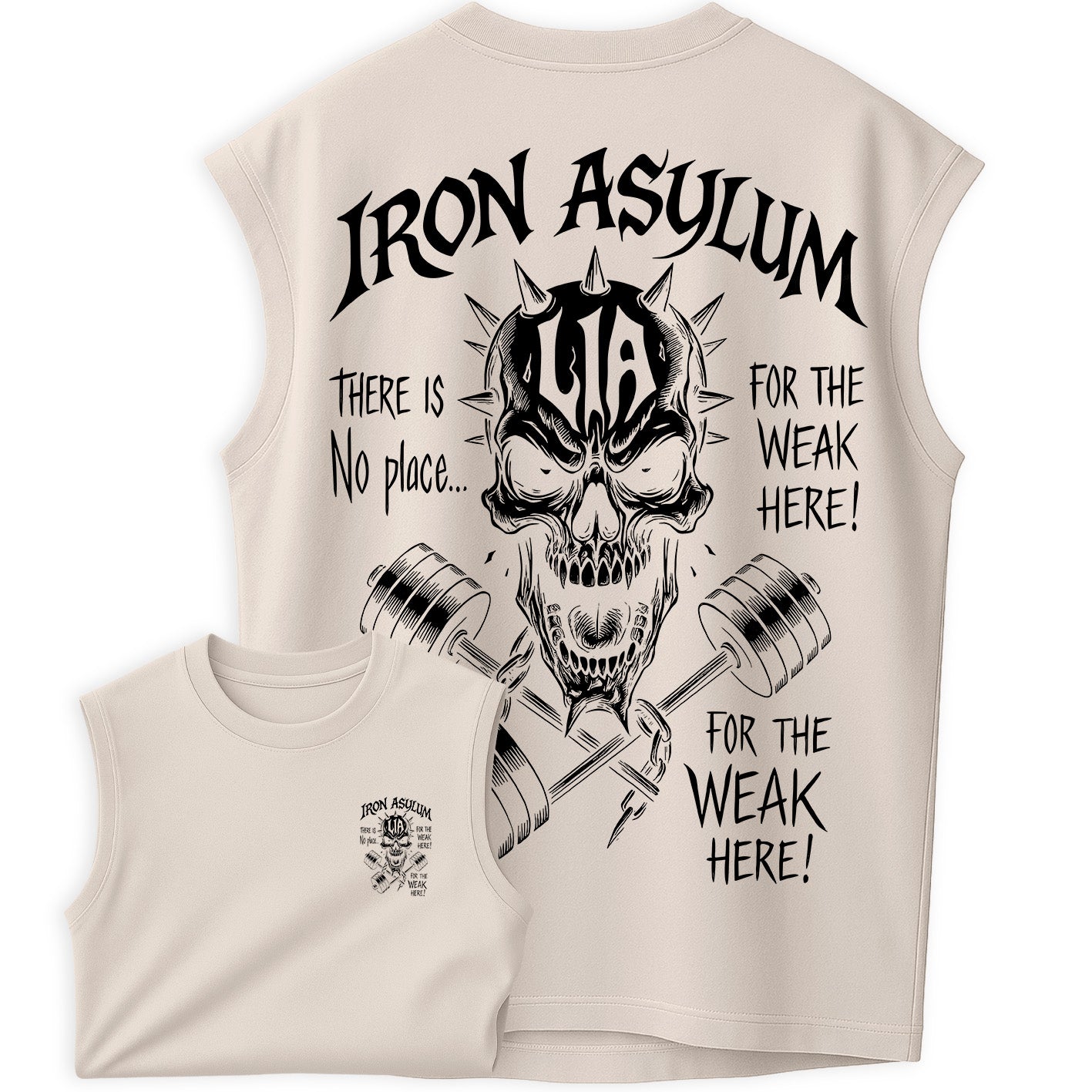 Regata Oversized Skull Skillet Iron Asulum Stretwear