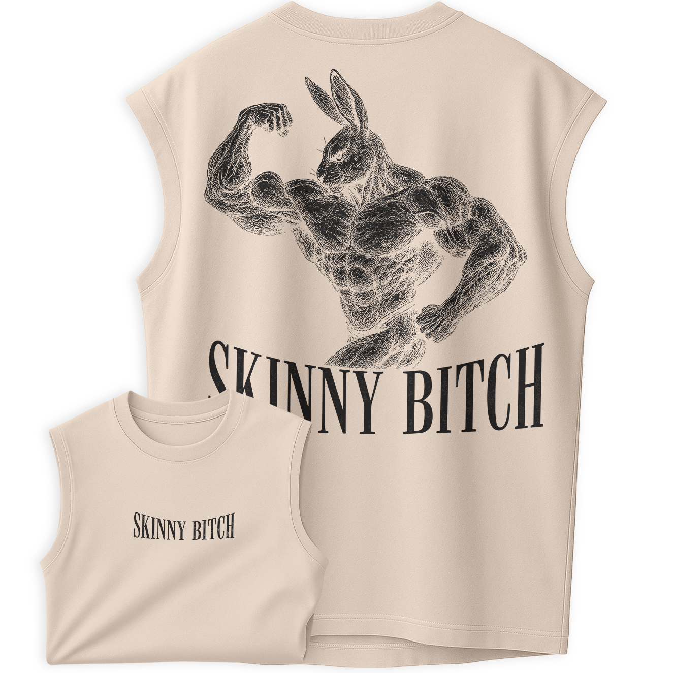 Regata Oversized Coelho Skinny Bitch Strong