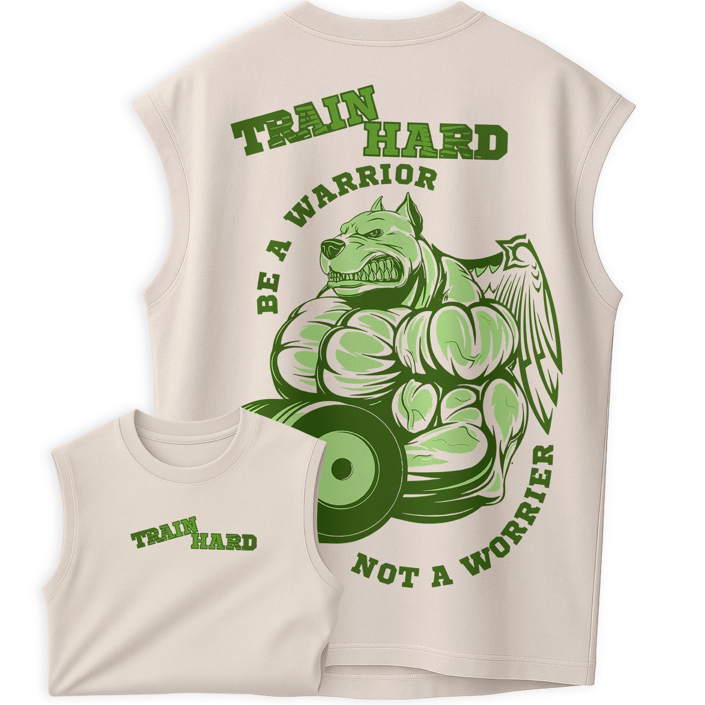 Regata Oversized Angry Pitbull Train Strong