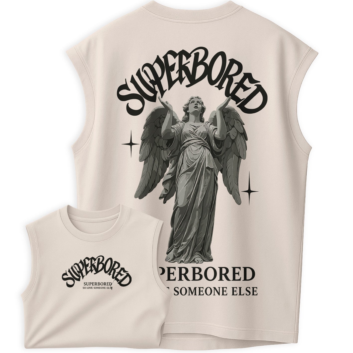 Regata Oversized Camiseta Muay Thai Angel SuperBored Stretwear
