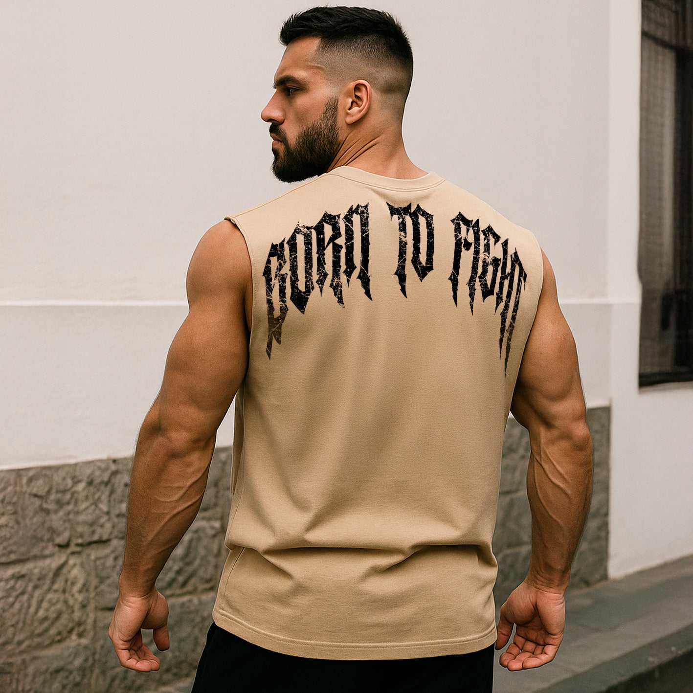 Regata Oversized Born To Figth Luta Arte marcial