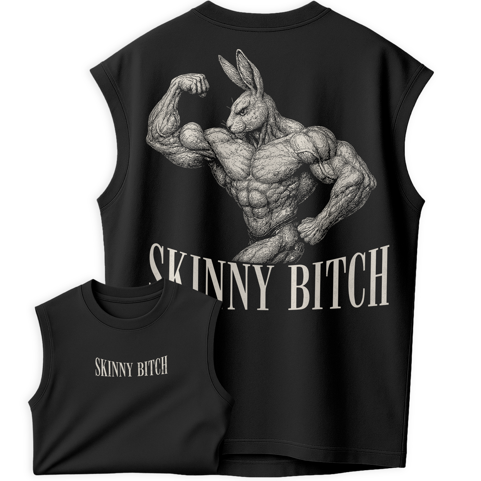 Regata Oversized Coelho Skinny Bitch Strong