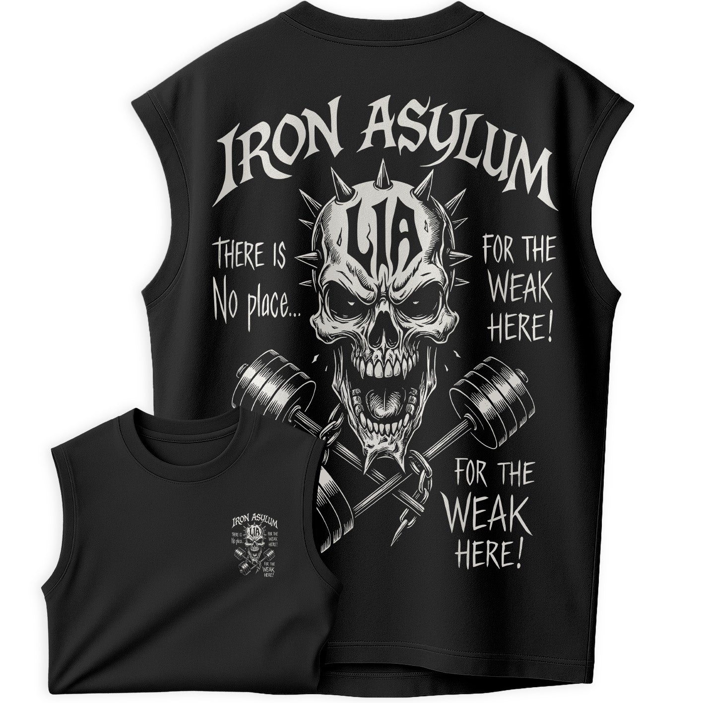 Regata Oversized Skull Skillet Iron Asulum Stretwear