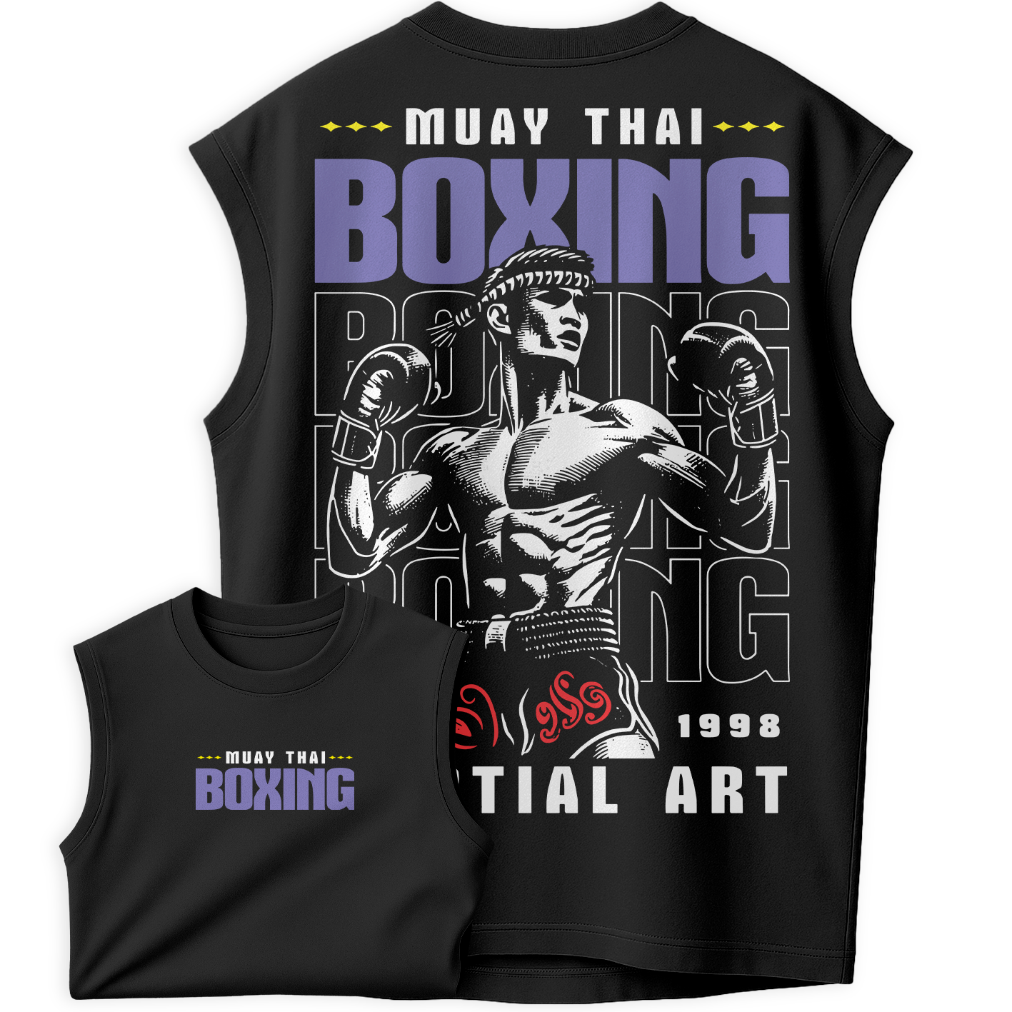 Regata Oversized Boxing Muay Thai Art Martial Style Urban