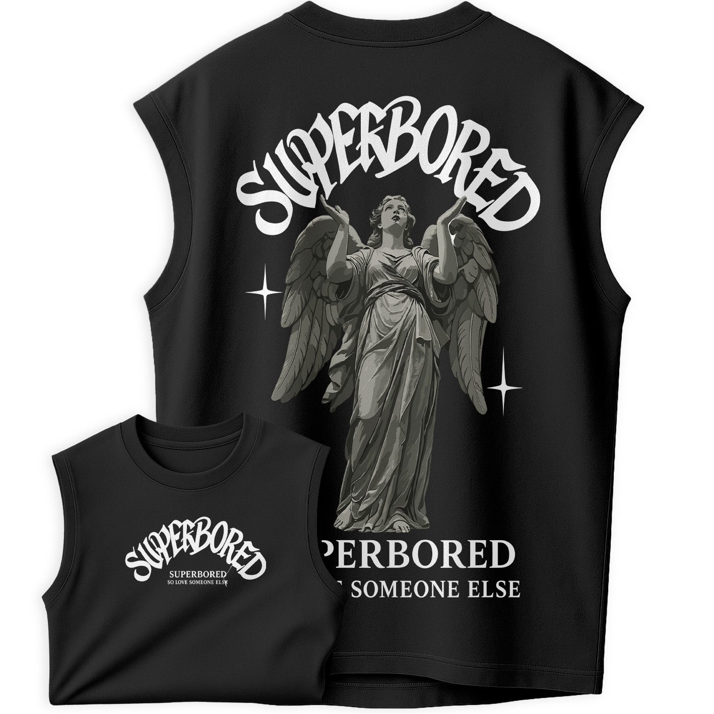 Regata Oversized Camiseta Muay Thai Angel SuperBored Stretwear