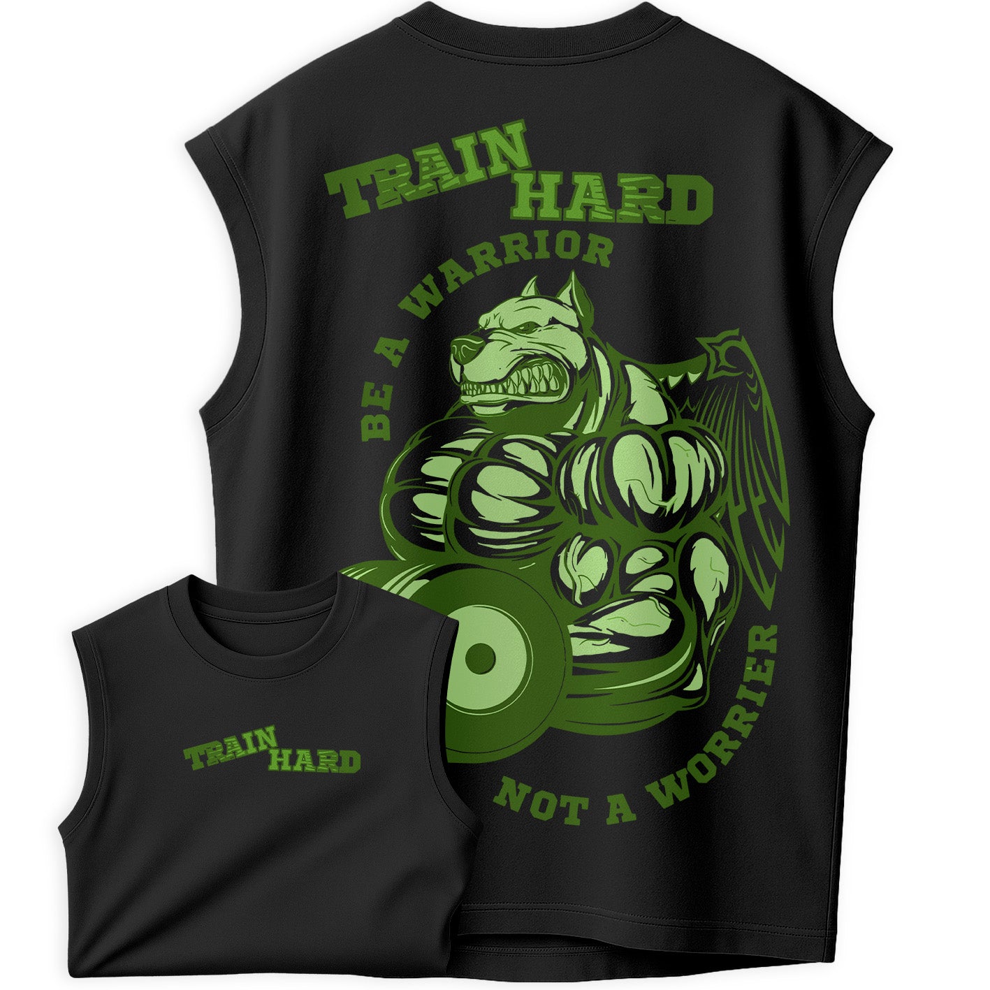 Regata Oversized Angry Pitbull Train Strong