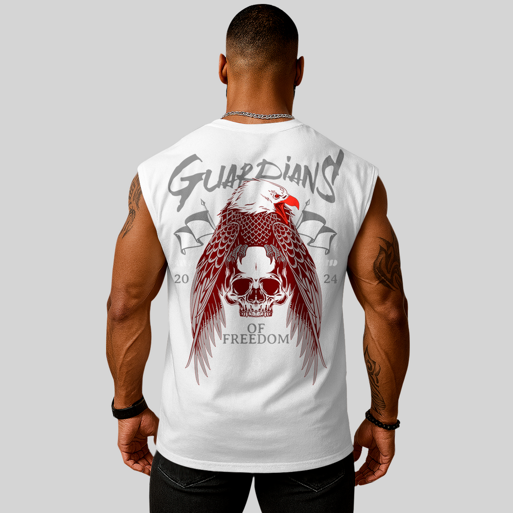 Regata Oversized Guardians Of Freedom Aguía Caveira Treino Street Urban